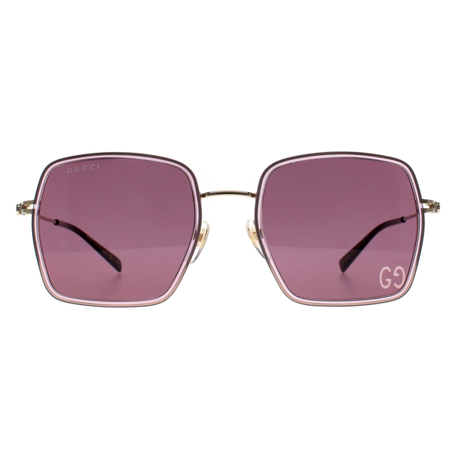 Gucci Square Pink Gold Violet GG1848S image 1