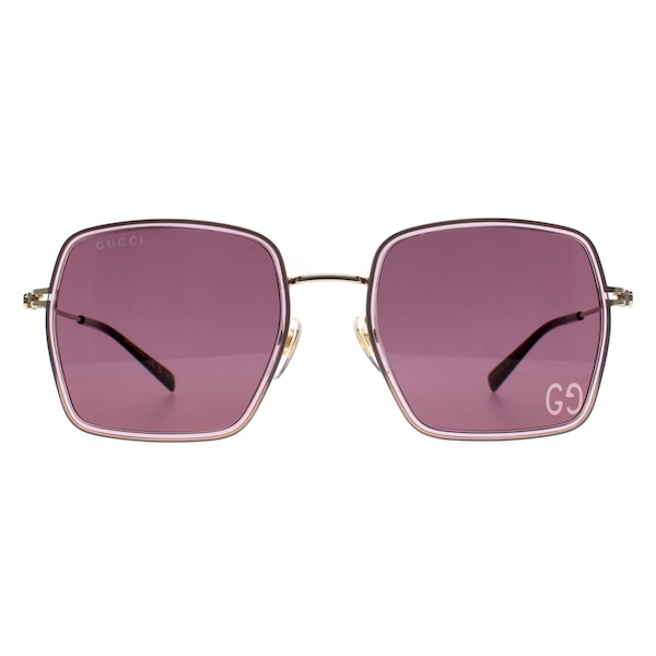 Gucci Square Pink Gold Violet GG1848S