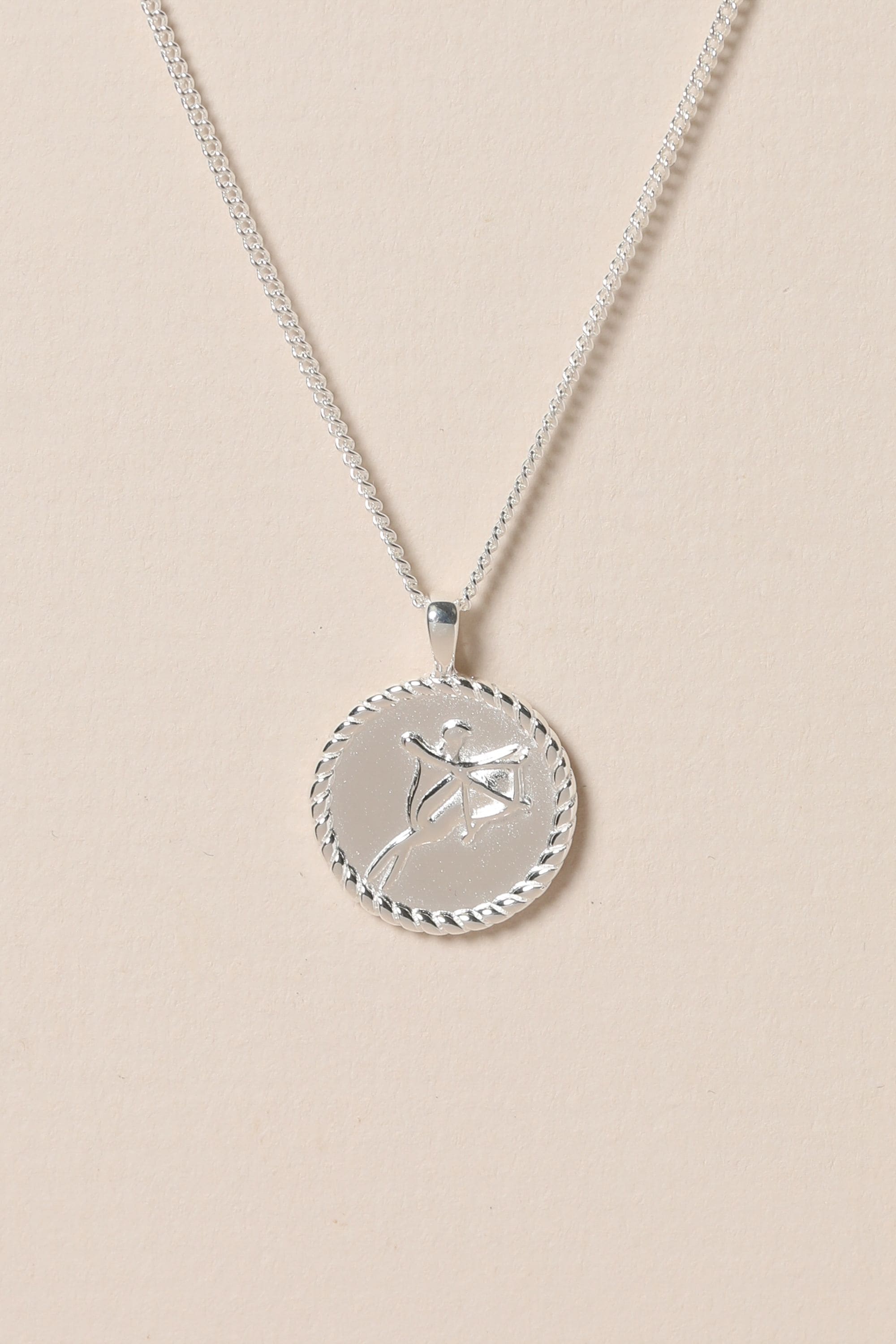 Simply Silver Sterling Silver 925 Zodiac Pendant - Sagittarius image 2