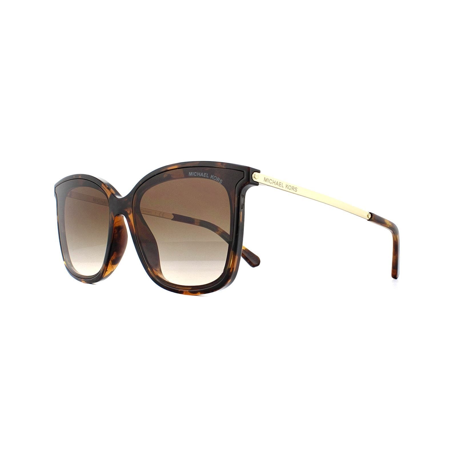 Michael Kors Square Dark Tortoise Smoke Gradient Sunglasses image 2