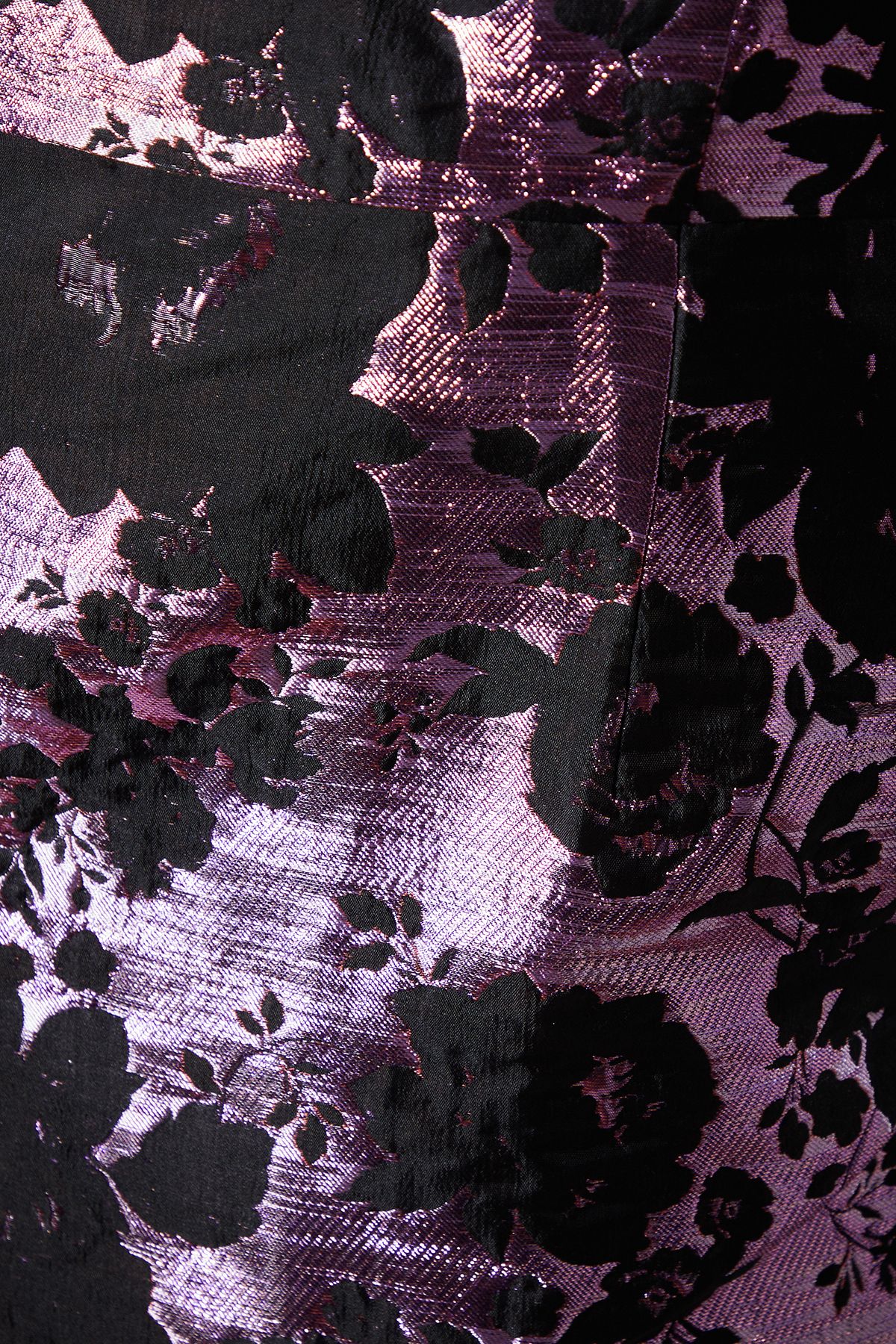 Coast Velvet Off Shoulder Jacquard Pencil Dress Pink image 5