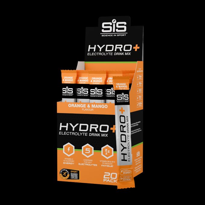 Science in Sport HYDRO+ Electrolytes Powder Sachets | Orange & Mango - 20 Pack image 1