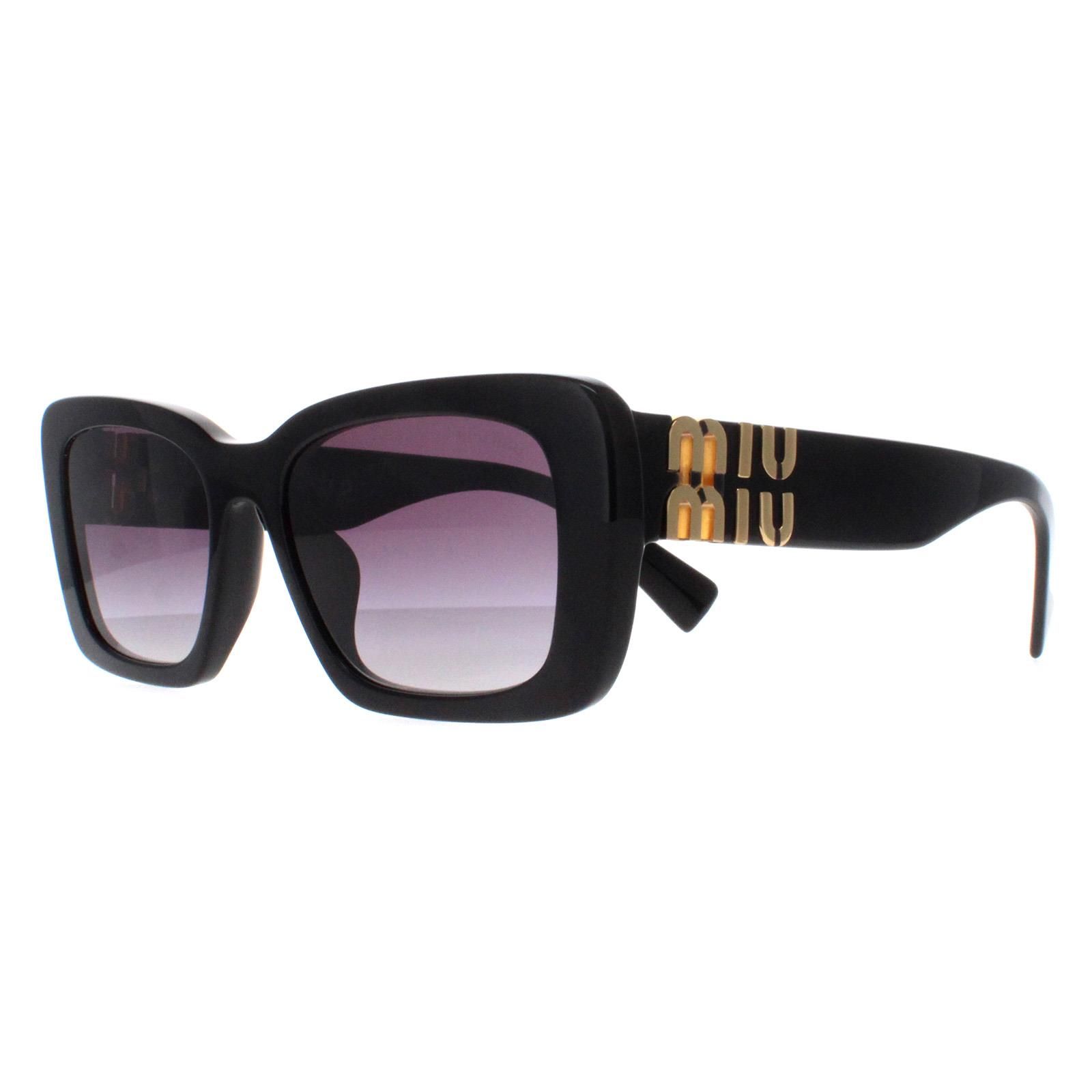 Miu Miu Rectangle Black Grey Gradient MU07YS image 3