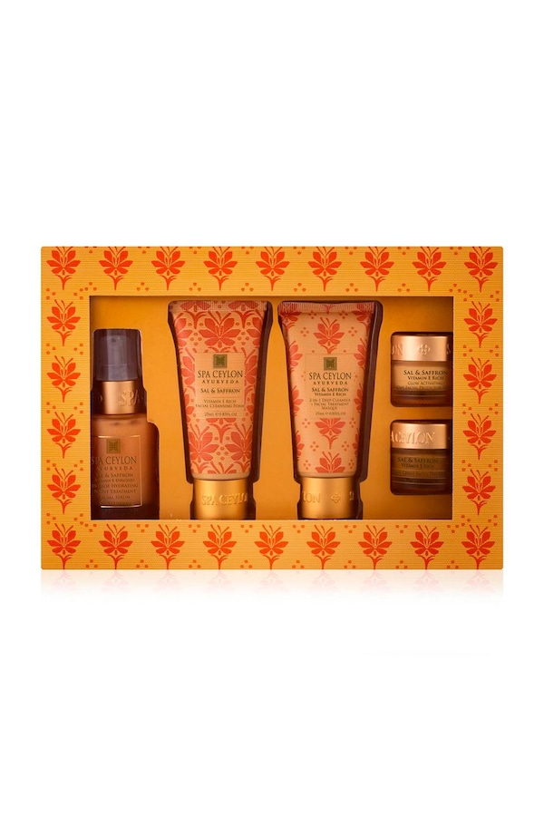Spa Ceylon Sal & Saffron - Vitamin E Enriched  - Skin Care Set