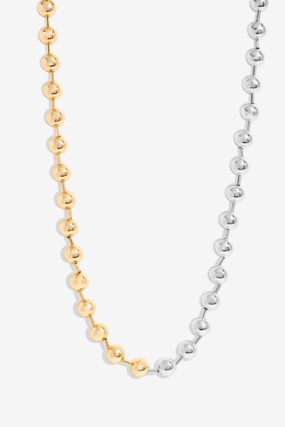 Mood Two Tone Ball Chain Allway Necklace