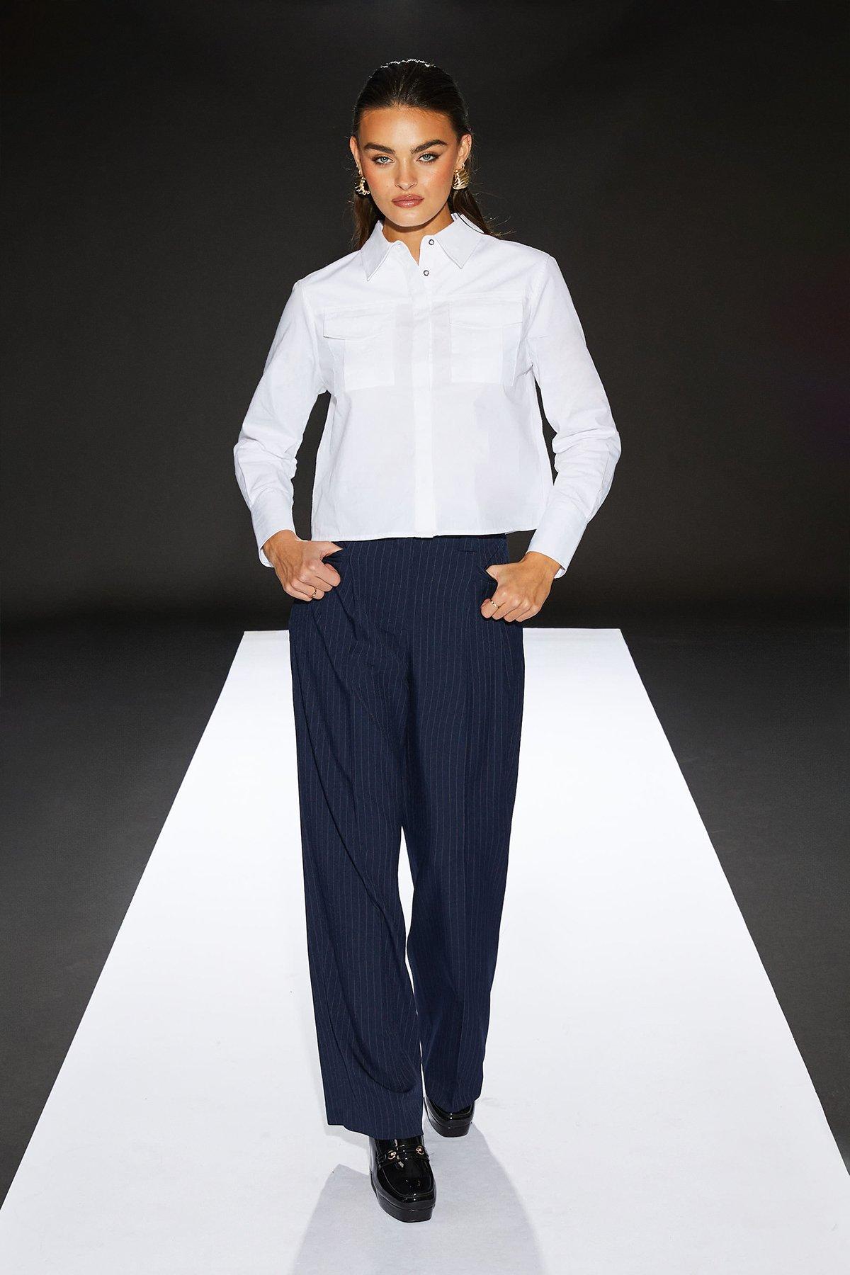 RUNWAY 1.8.1.8 Runway 1.8.1.8 Pleat Detail Trouser image 2