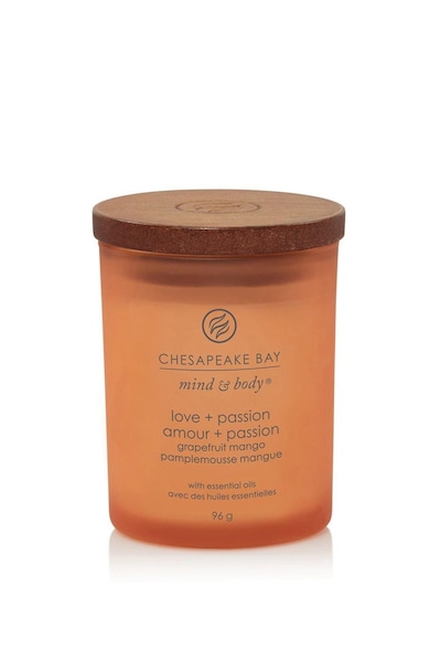 Chesapeake Bay Love + Passion Small Candle Orange