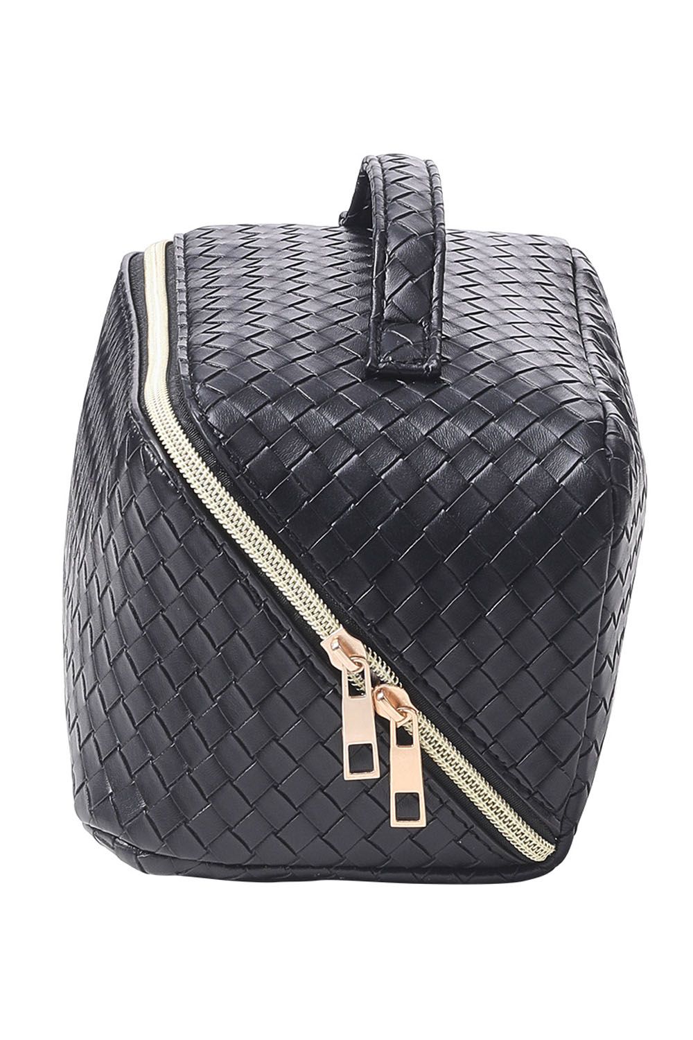 SHEONLY Flat Lay Organizer Toiletry Bag Makeup Storage Bag Wash Bag with Handle and Divider for Women Girls image 4