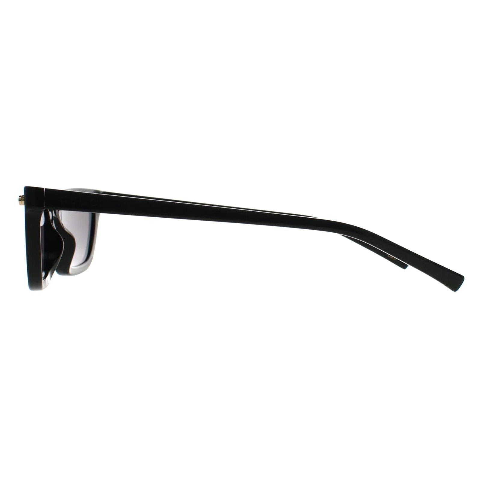 Gucci Cat Eye Shiny Black Grey with Light Mirror GG1944S image 3