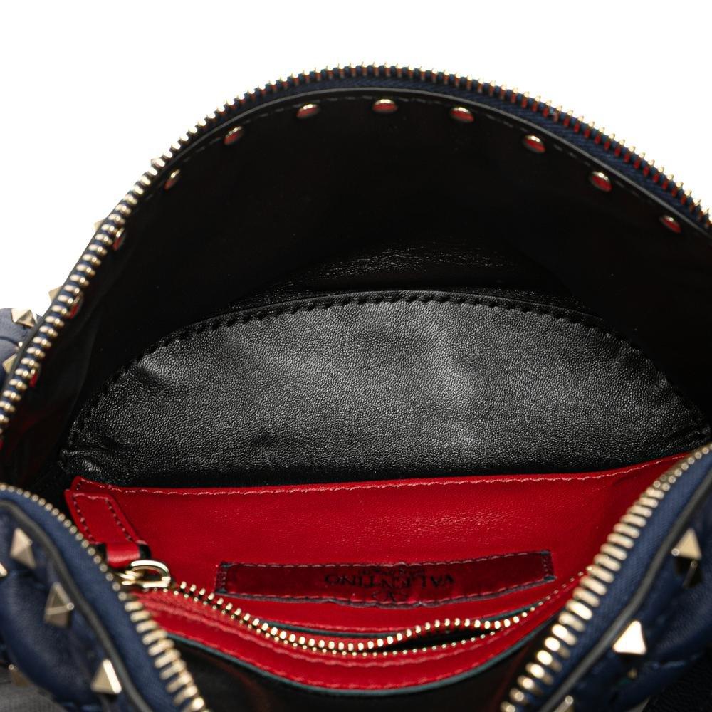 Valentino Preloved Quilted Leather Belt Bag Wo - Blue image 5
