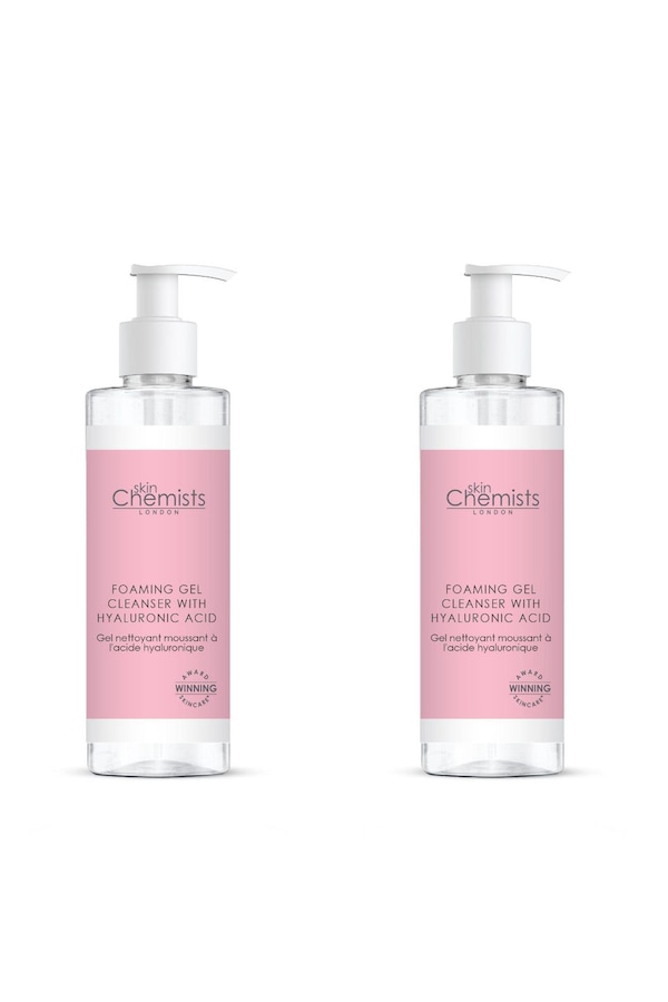 skinChemists professional Foaming Gel Cleanser with Hyaluronic Acid 200ml x 2 Duo Pack