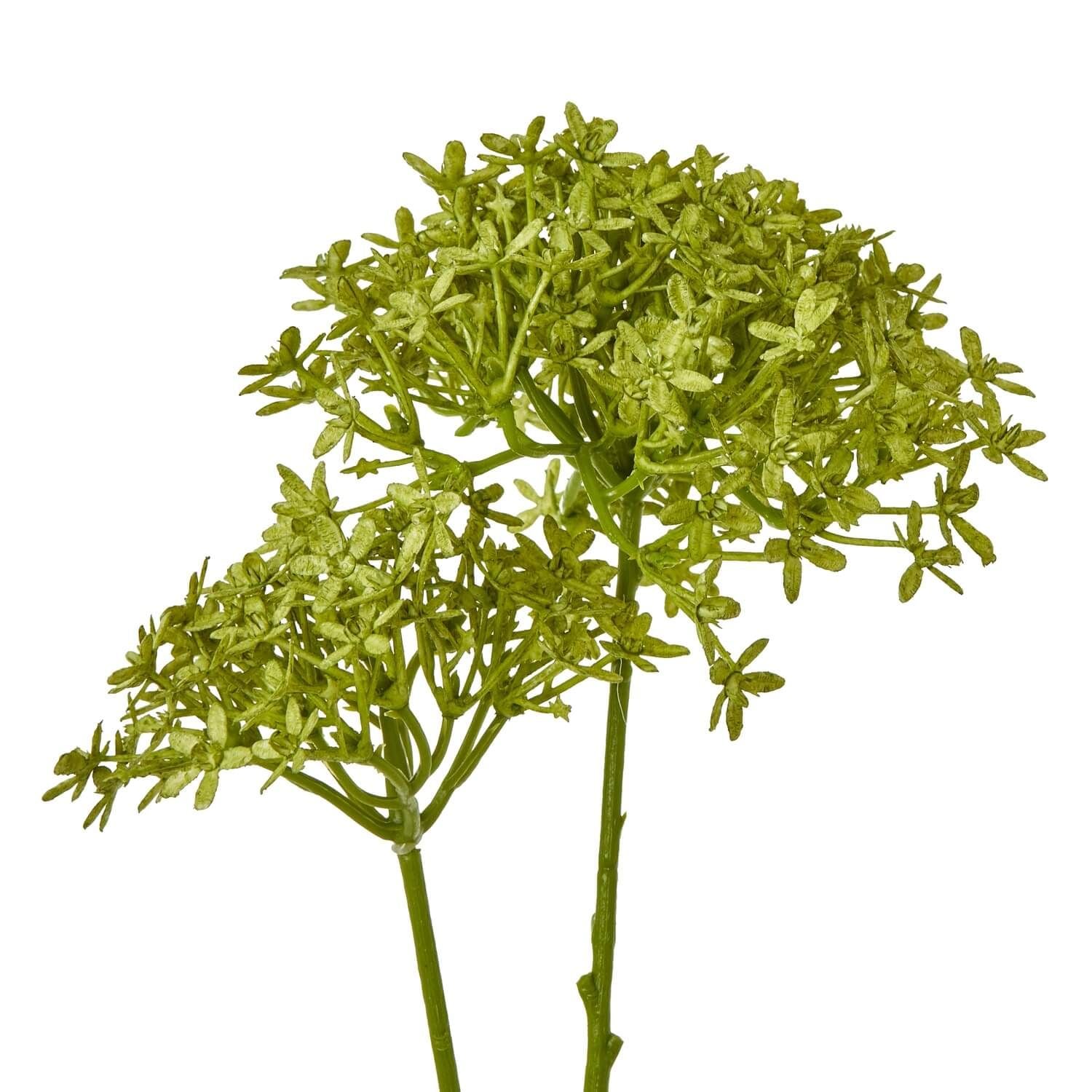 Sostter Lush Green Faux Hydrangea Stem for Home Decor image 2