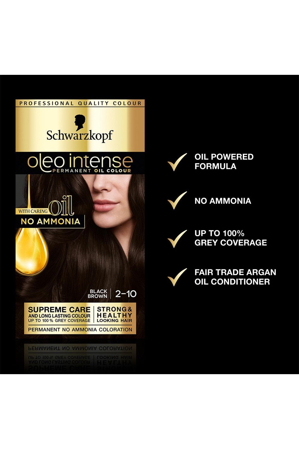 Schwarzkopf Oleo Intense 2-10 'Oil Colour' No Ammonia Permanent 3 Pack image 4