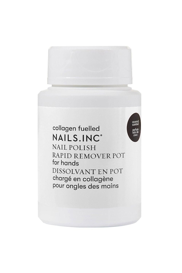 Nails Inc Nail Polish Remover Pot With Collagen Clear