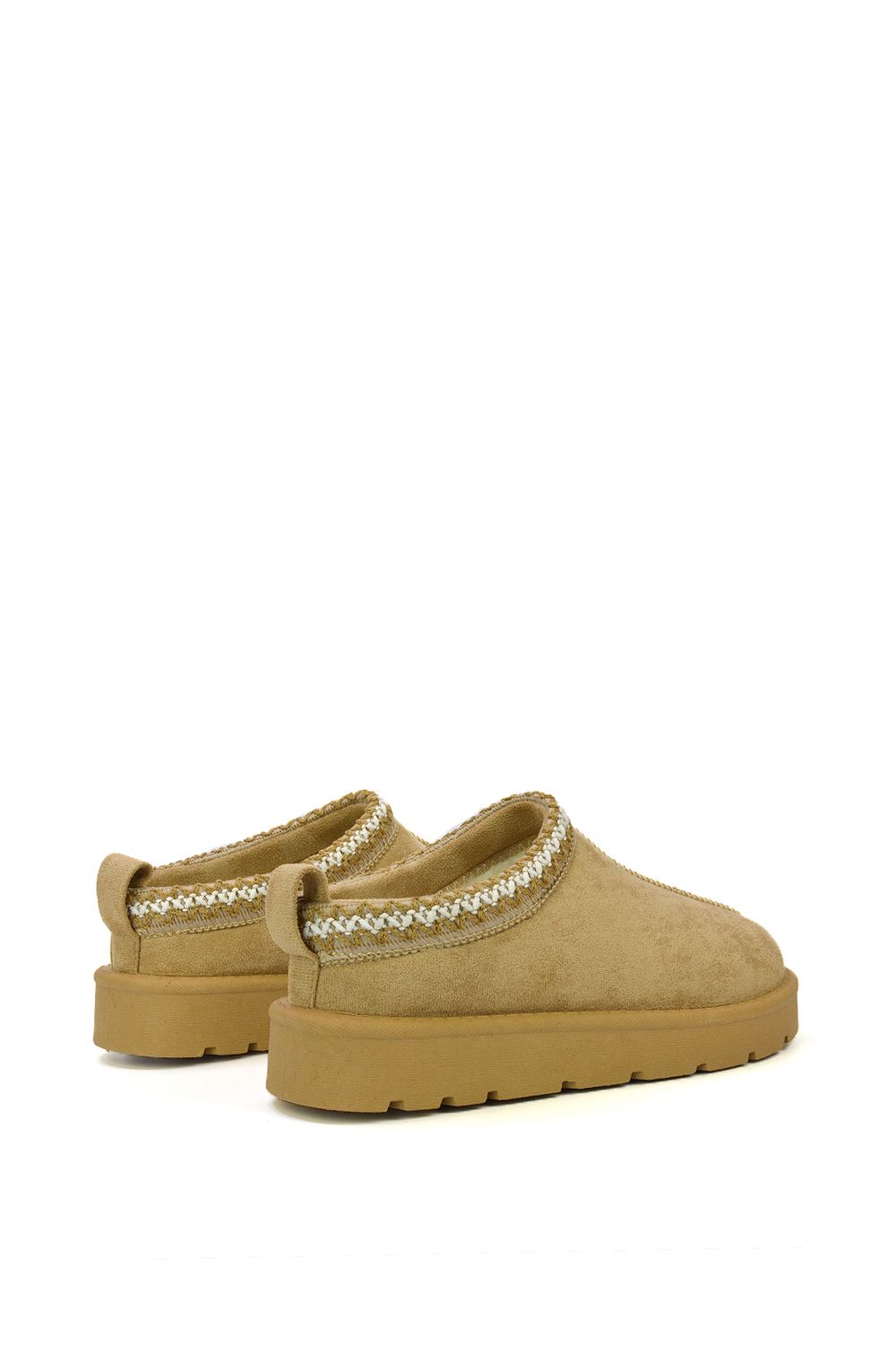 XY London 'Zoe' Aztec Faux Fur Slip On Micro Slippers image 4