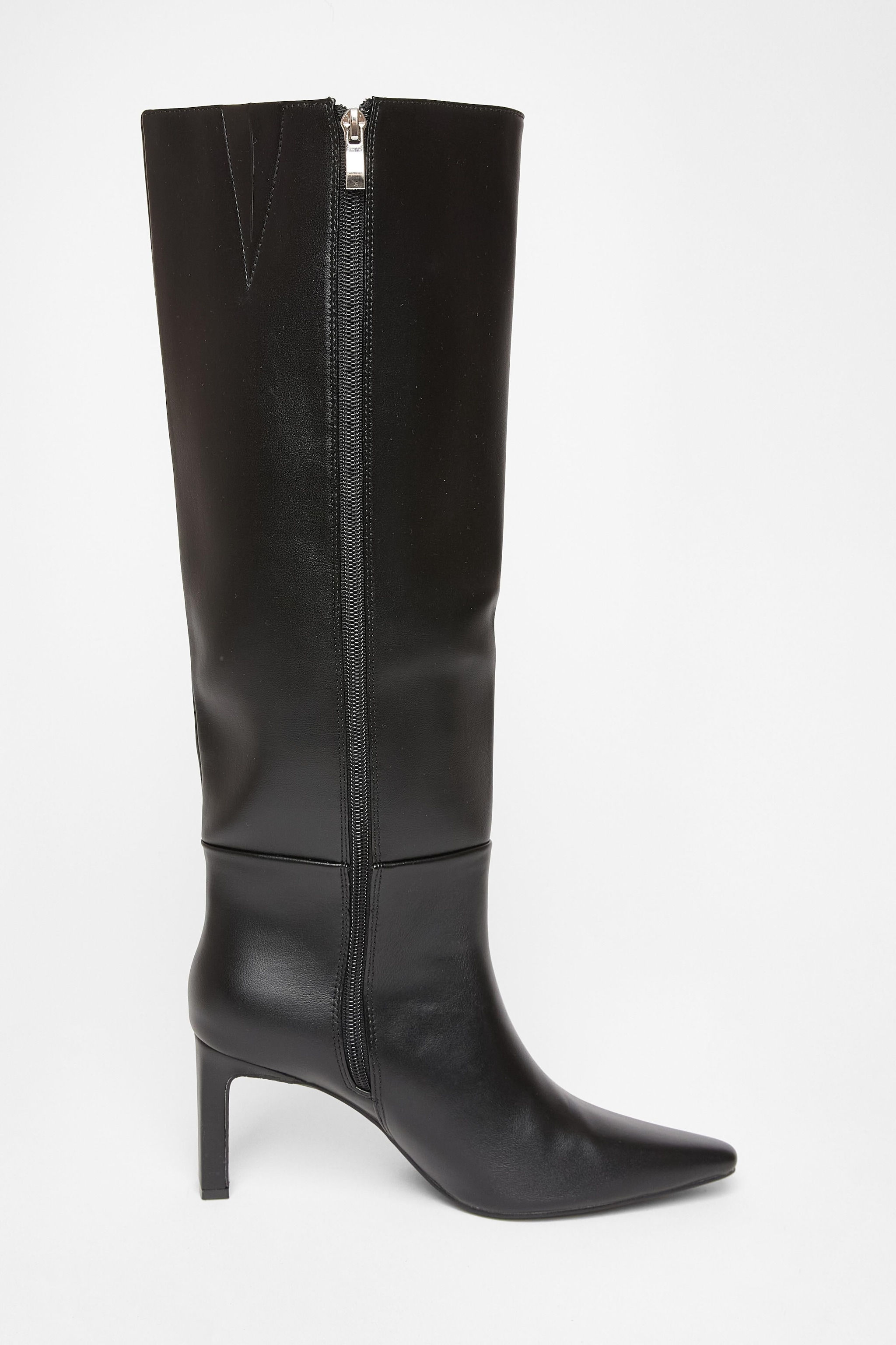 Quiz Black Knee High Boots image 5