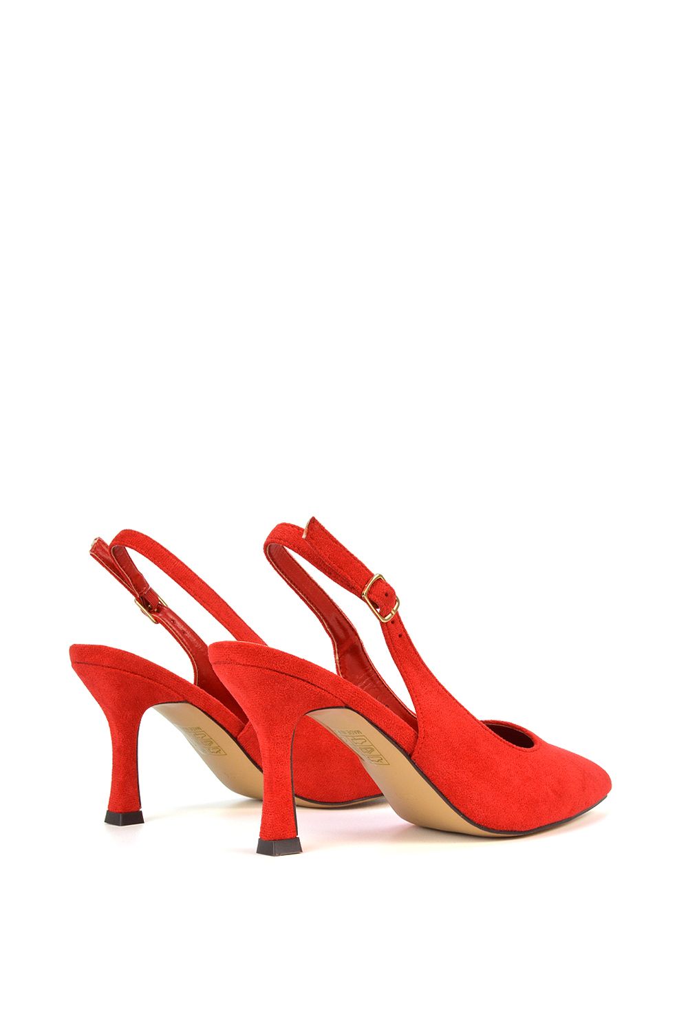 XY London 'Valerie' Stiletto High Heel Closed Toe Slingback Court Shoes image 5