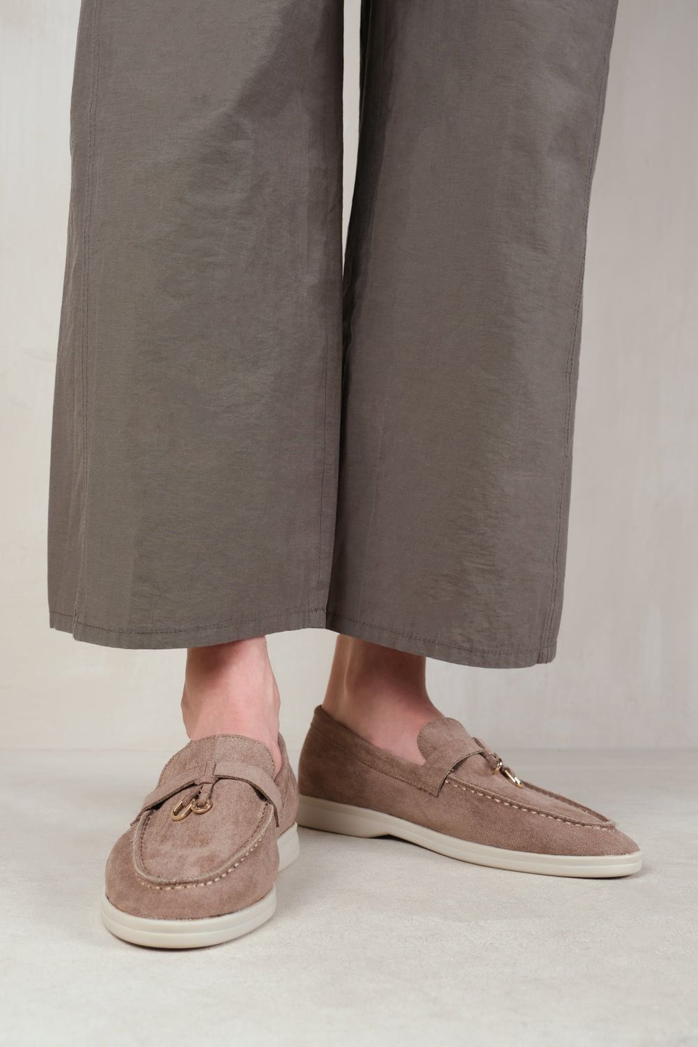 Where's That From 'Pegasus' Slip On Trim Loafers With Accessory Detailing image 2
