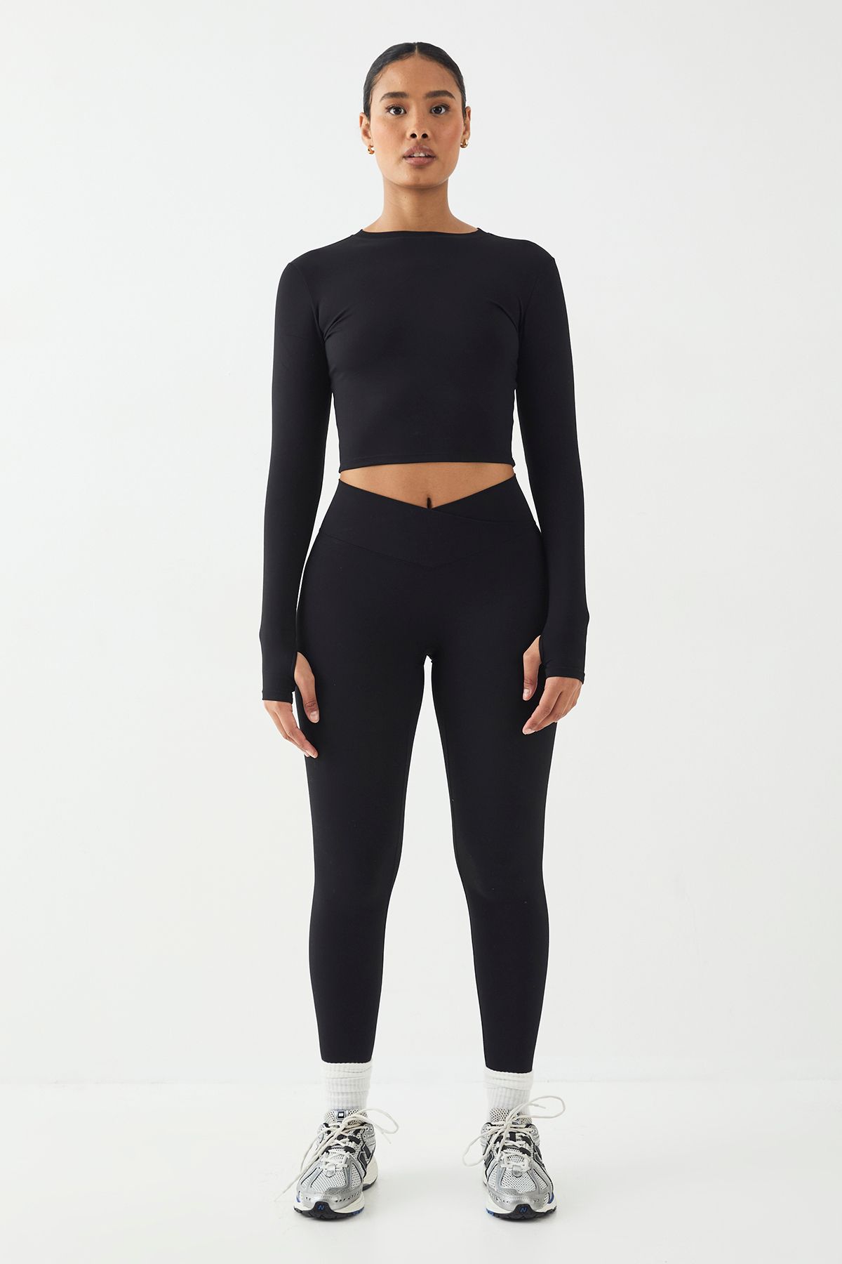 DSGN Studio DSGN Studio Ultra Sculpt Long Sleeve Top Black image 5