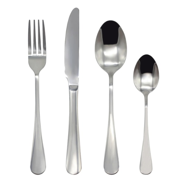 Glim & Glam Cutlery Sets Stainless Steel Spoon Fork 16 Piece Set