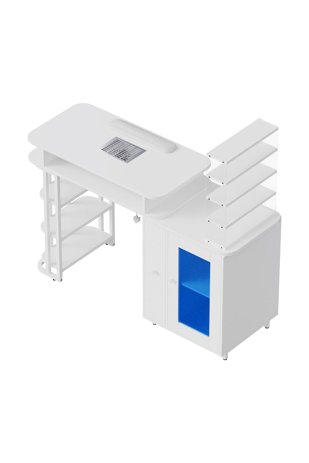 SHEONLY Professional Mobile Manicure Table with Built-in Dust Collector image 5