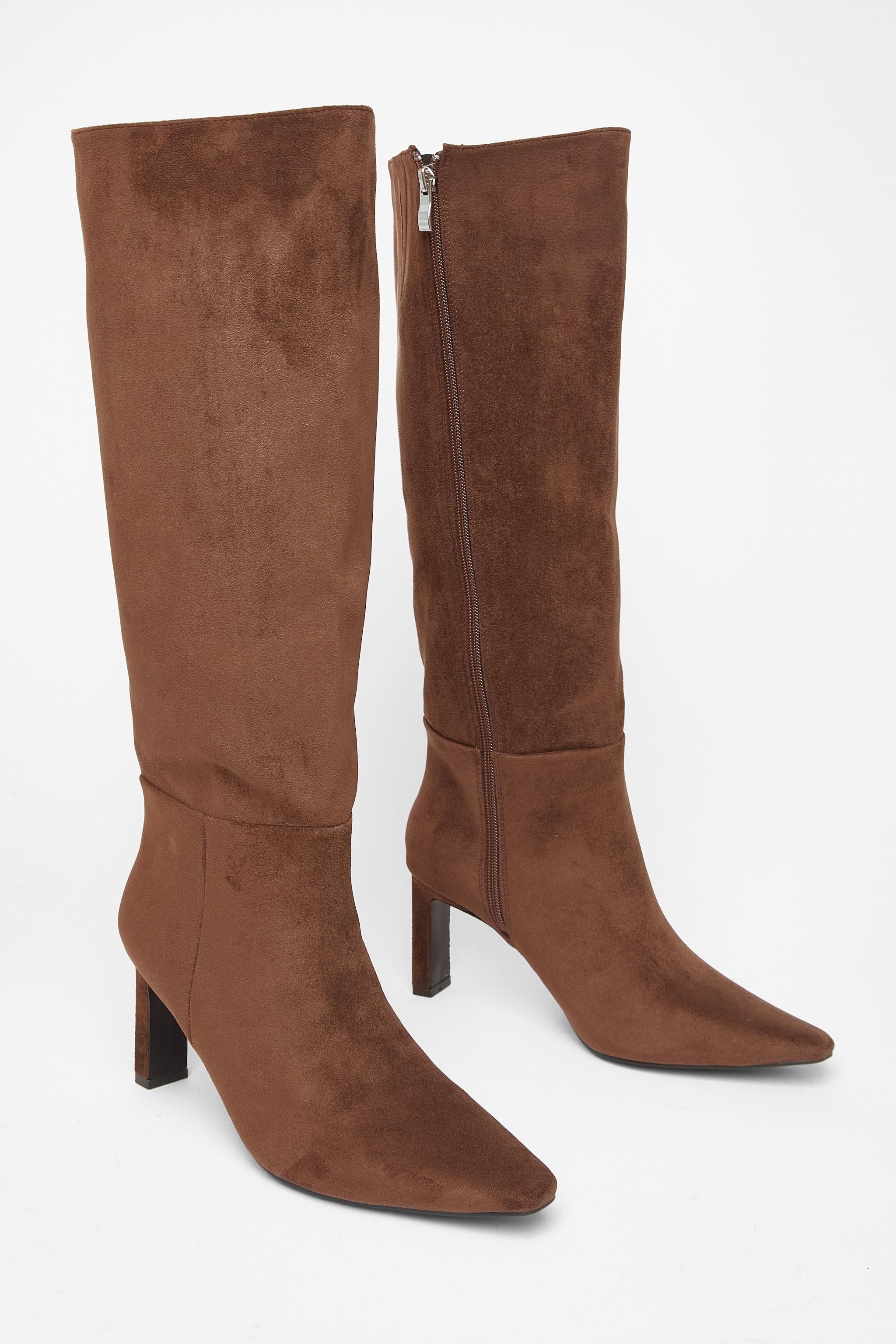 Quiz Brown Knee High Boots image 2