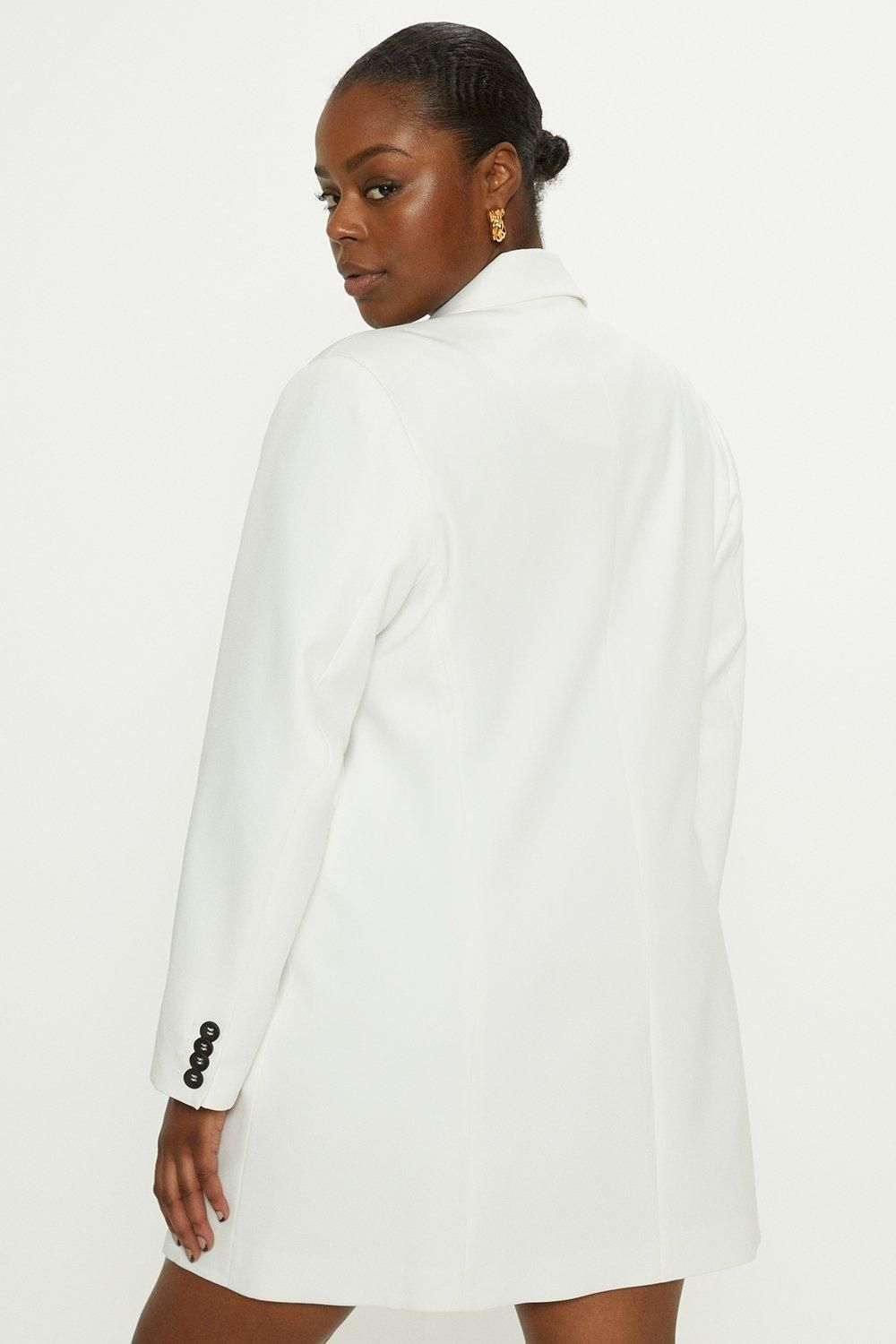 Oasis Curve Mono Contrast Blazer Dress Mono image 3