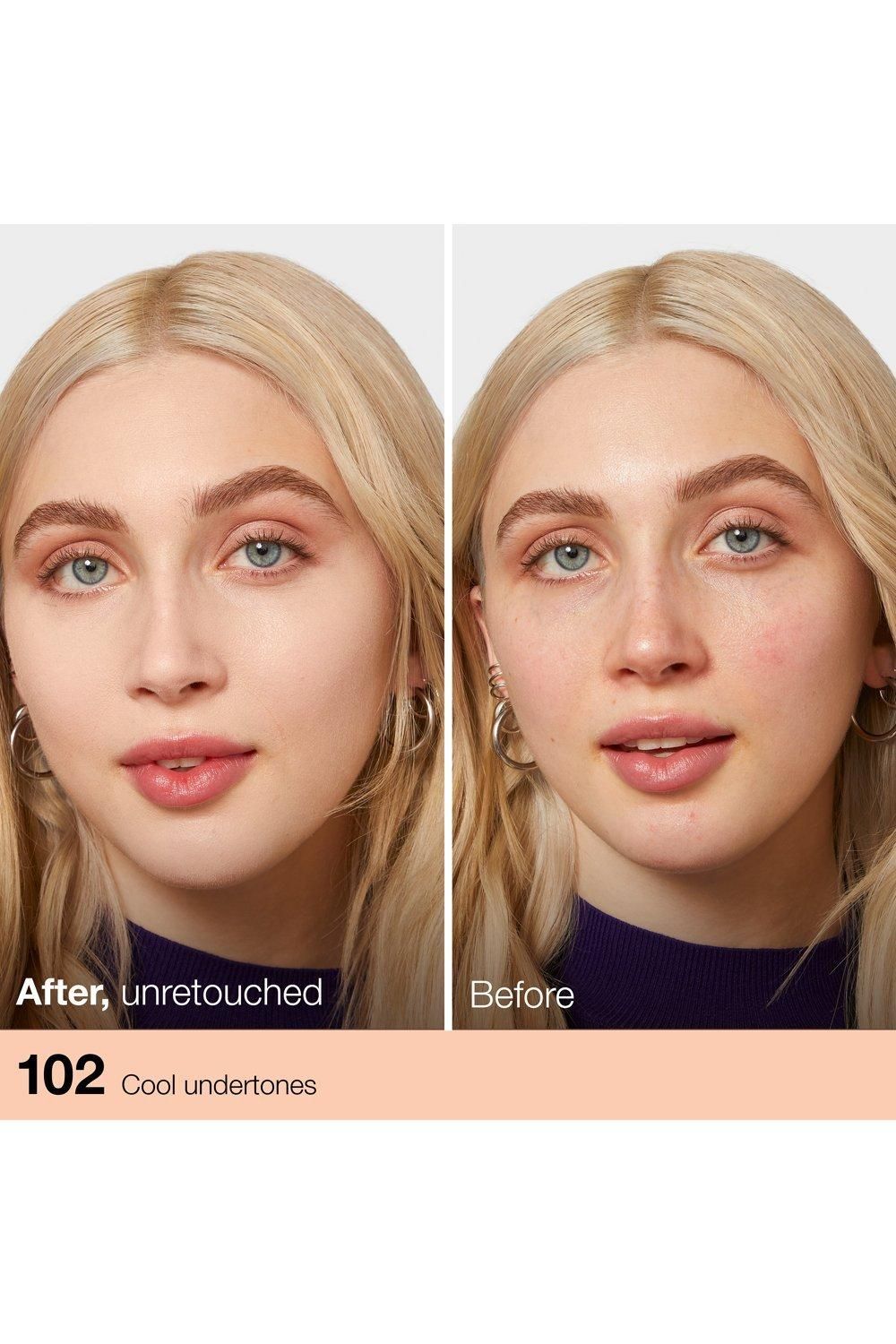 Maybelline Fit Me Matte & Poreless Full Coverage Matte Blendable Normal to Oily Skin Foundation 102 Fair Ivory image 4