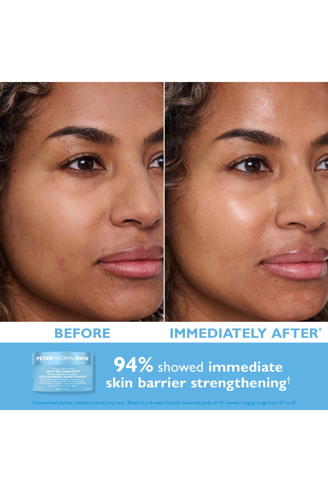 Peter Thomas Roth Holiday Kit - Waterdrench Mini Day & Night Cloud Creams 40ml Gift Set Multi image 5