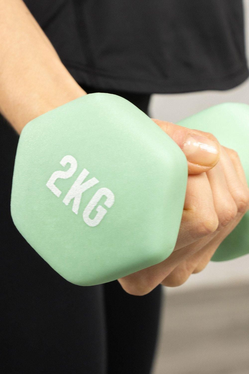 Myga Hexagonal Dumbbell - 2kg Pair image 3