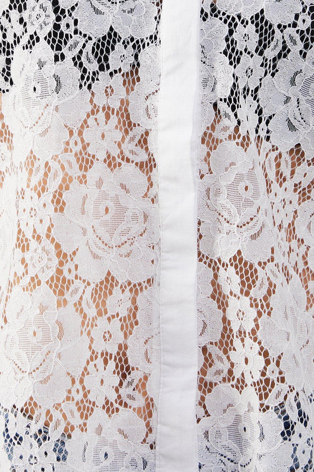 Warehouse Lace Yoke Shirt image 5