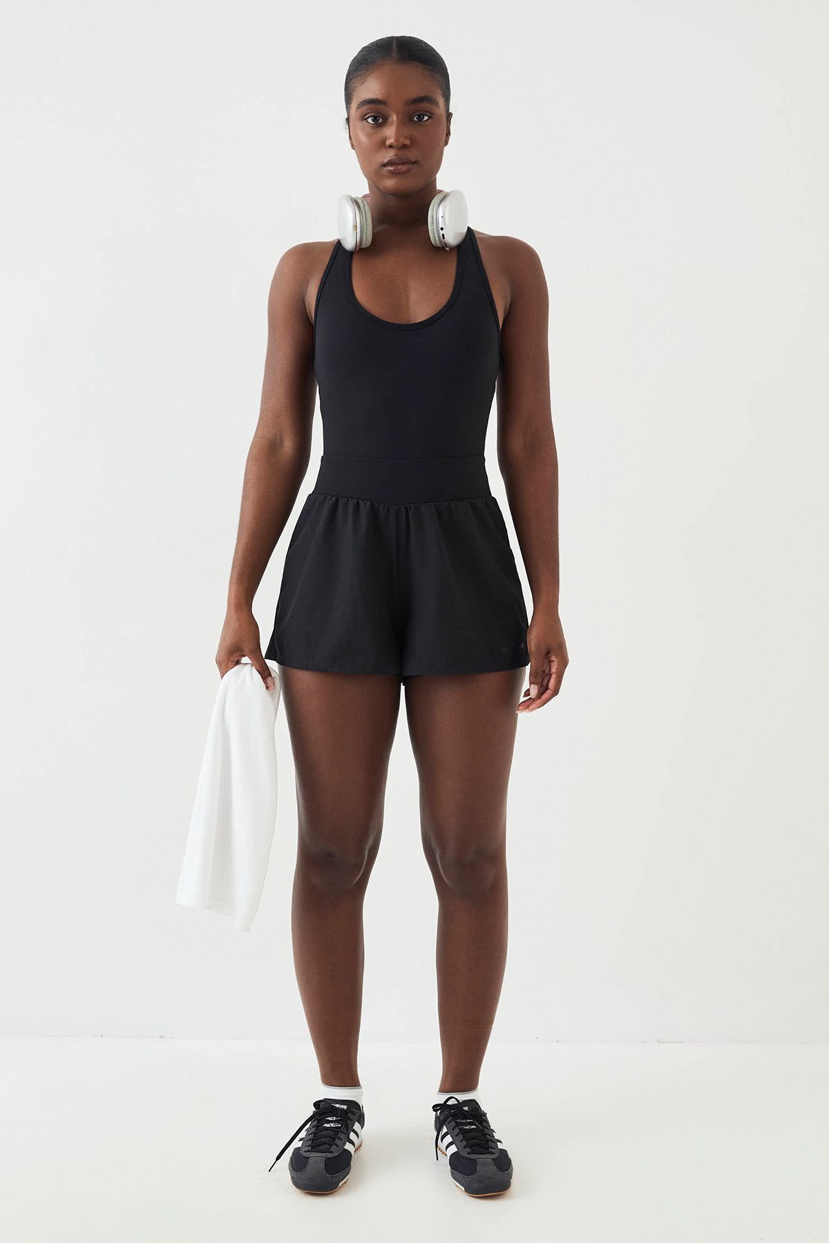 DSGN Studio DSGN Studio Cross Back Running Unitard Black image 5