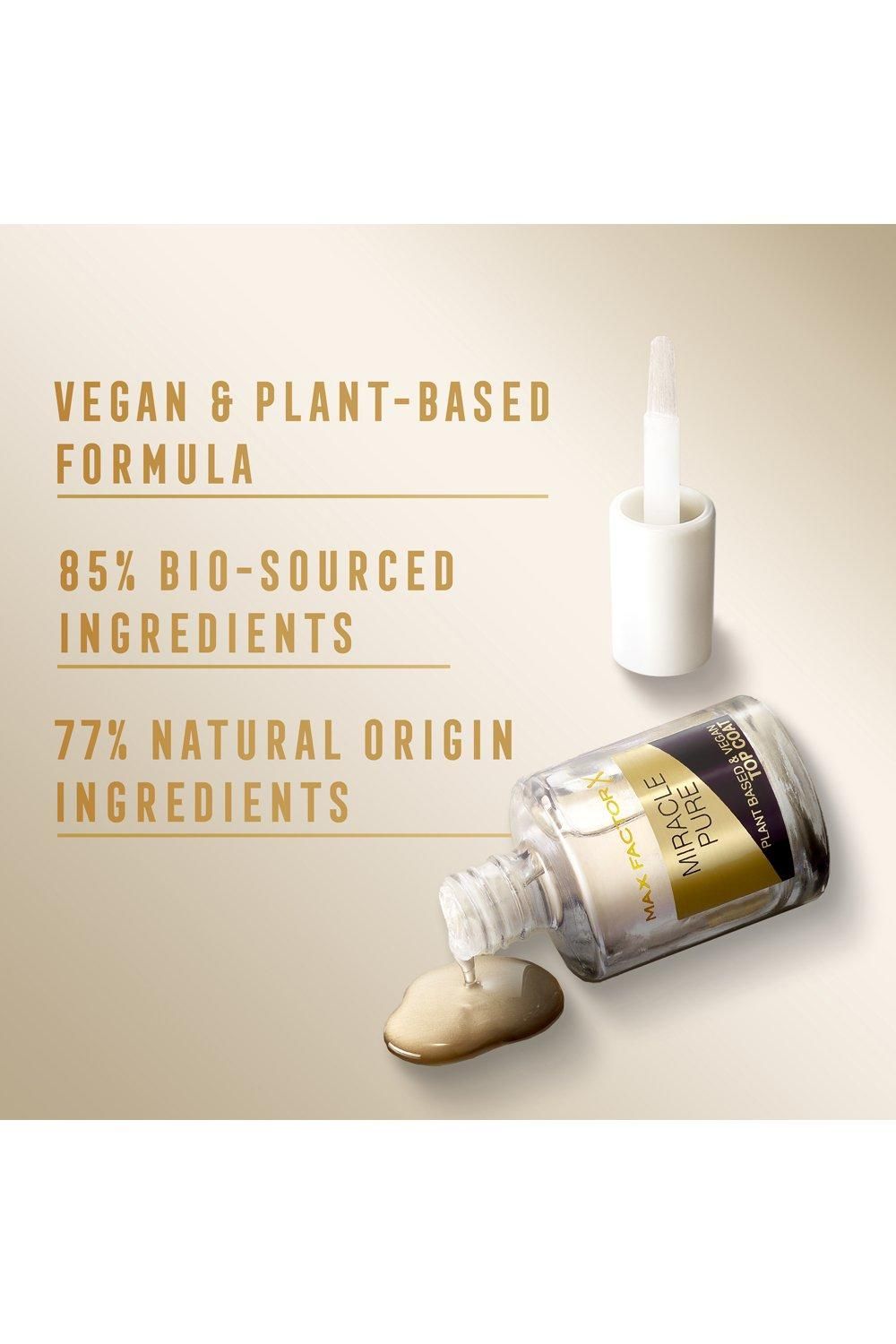 Max Factor Miracle Pure Nail Cair Quick Dry Top Coat Multi image 7