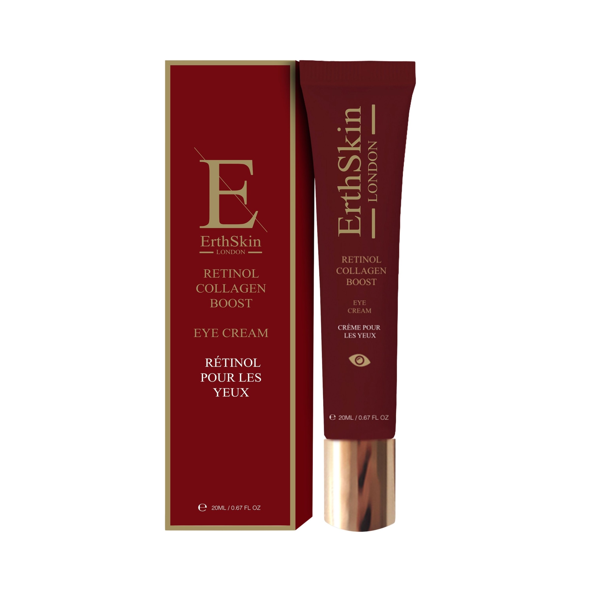 Erth Skin London Collagen Overnight Revival: Marine Collagen Night Serum 30ml + Retinol Eye Cream 20ml image 2