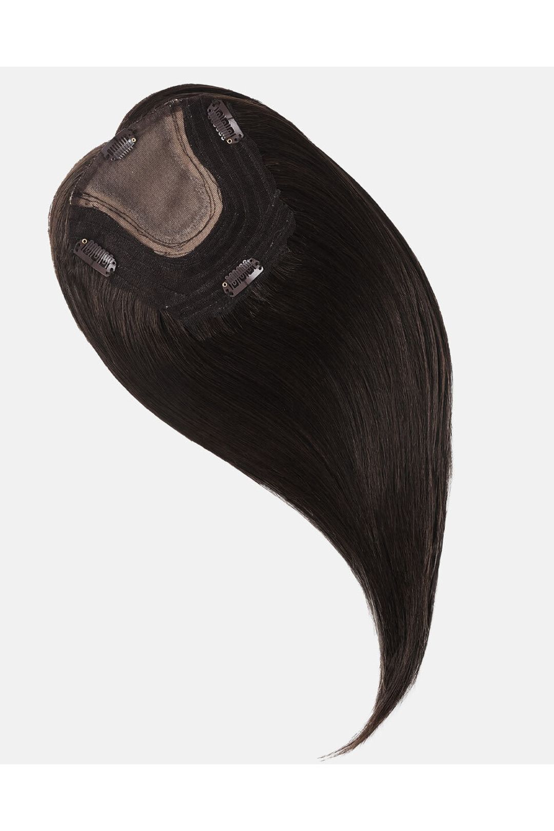 Beauty Works Beauty Works custom clip-in Fringe Topper 55g Raven image 2