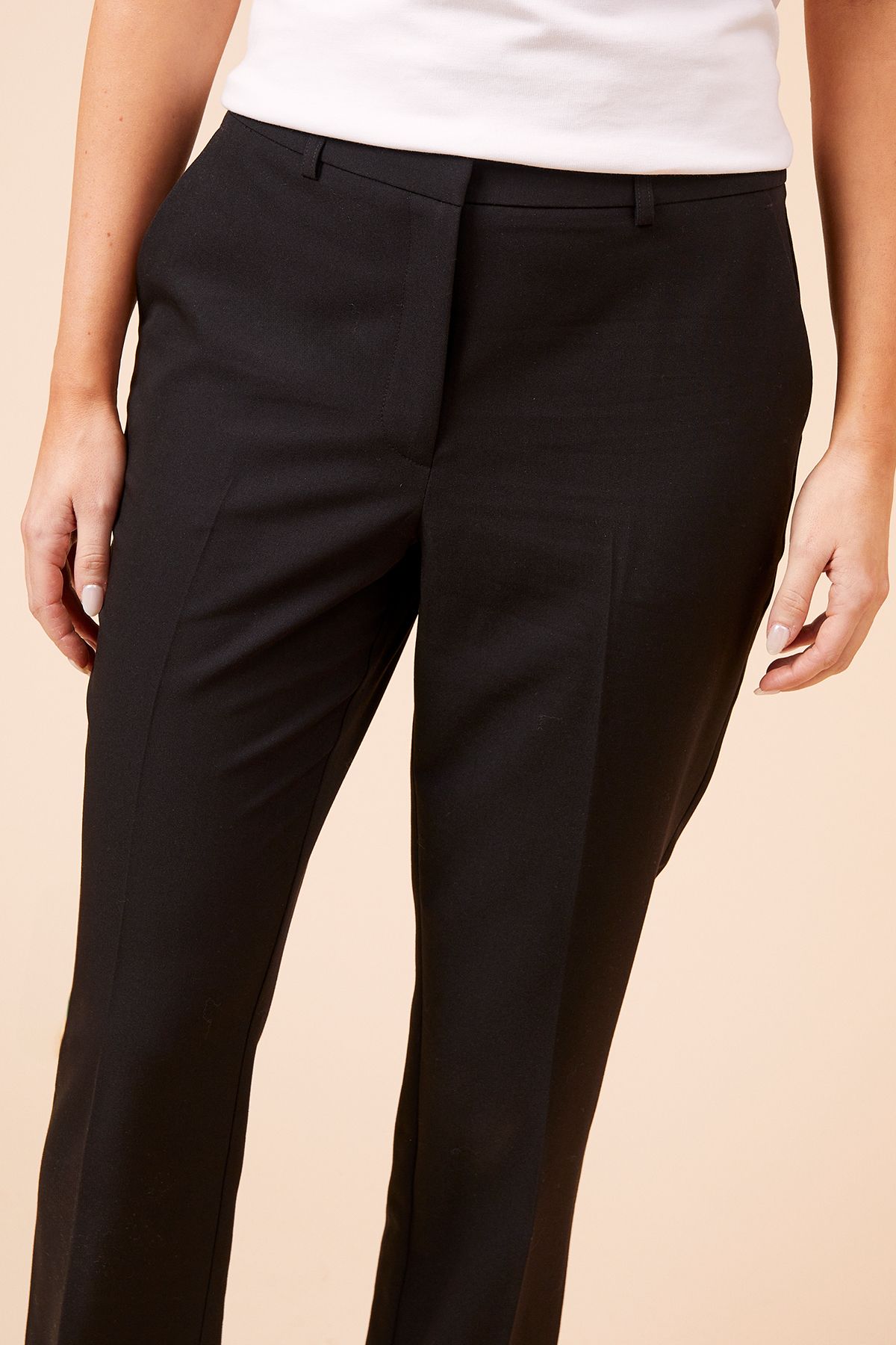Dorothy Perkins Slim Ankle Grazer Trouser Black image 4