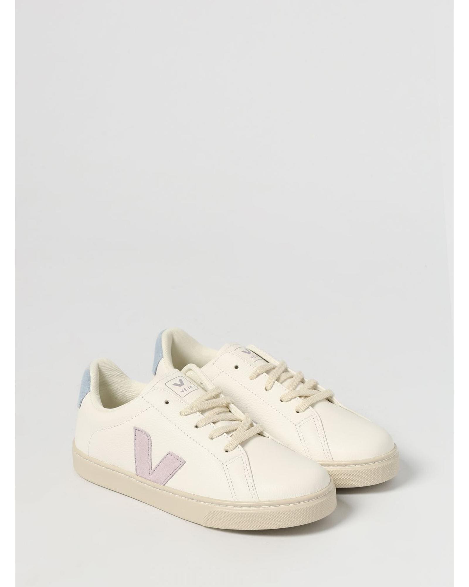 Veja V10 Extra WhiteLavenderPale Blue Sneakers Kids Footwear image 2