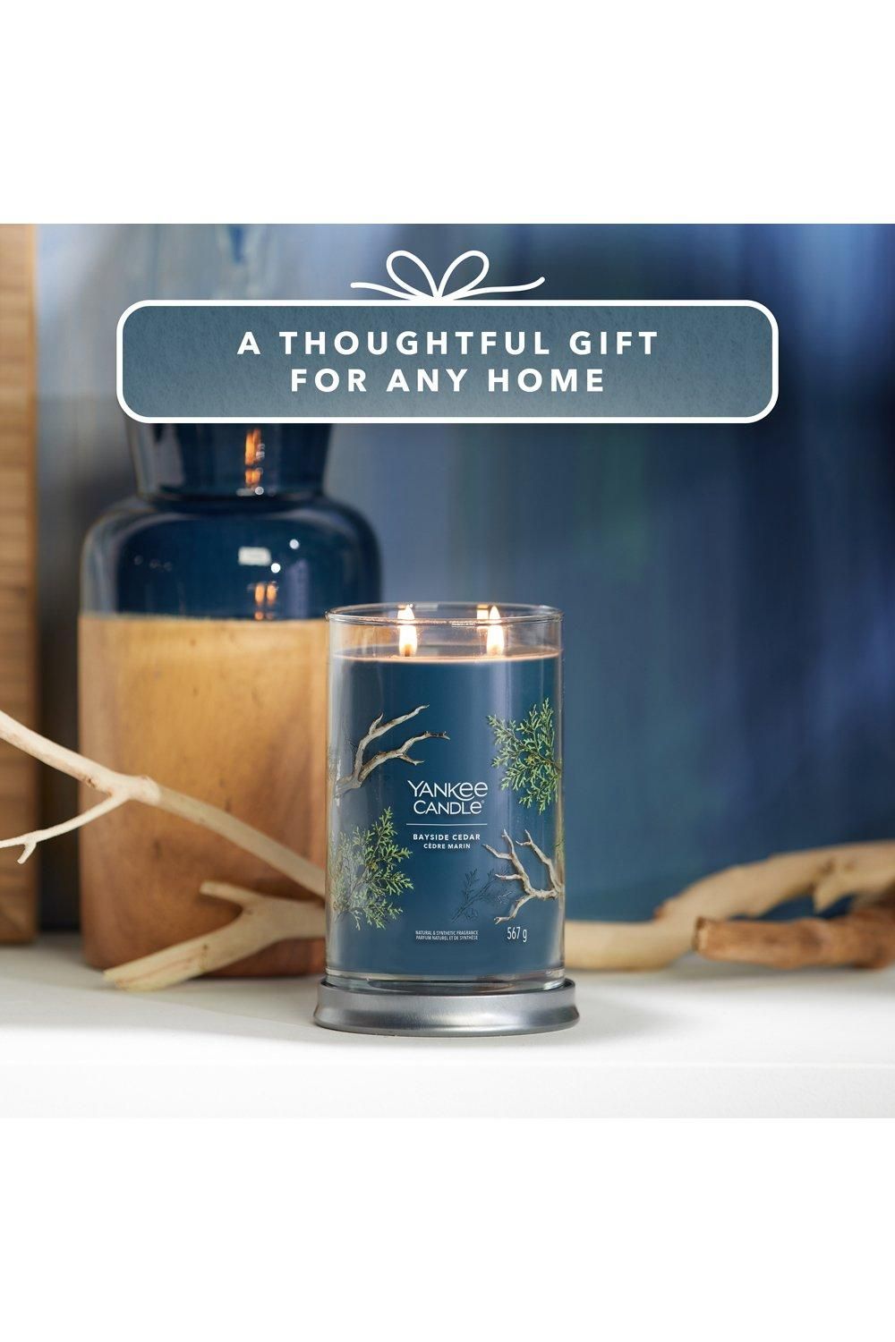 Yankee Candle Signature Large Tumbler Bayside Cedar Blue image 6