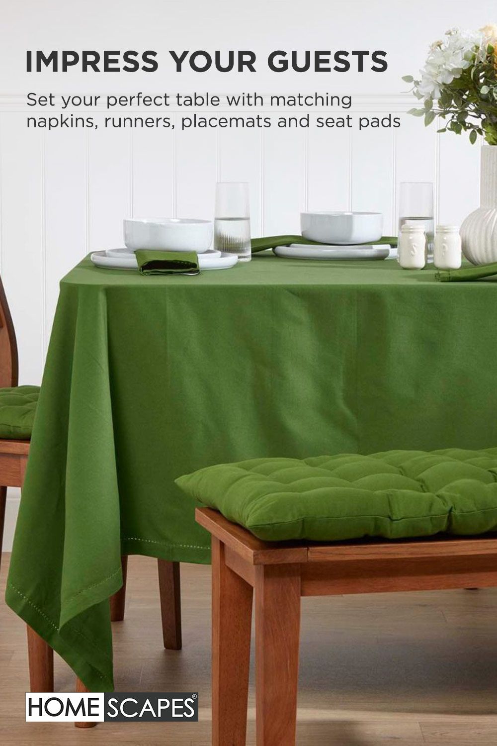 Homescapes Garden Bench Cushion Luxury 2 Seater Cotton Indoor Outdoor Pad, 108 x 42cm image 7