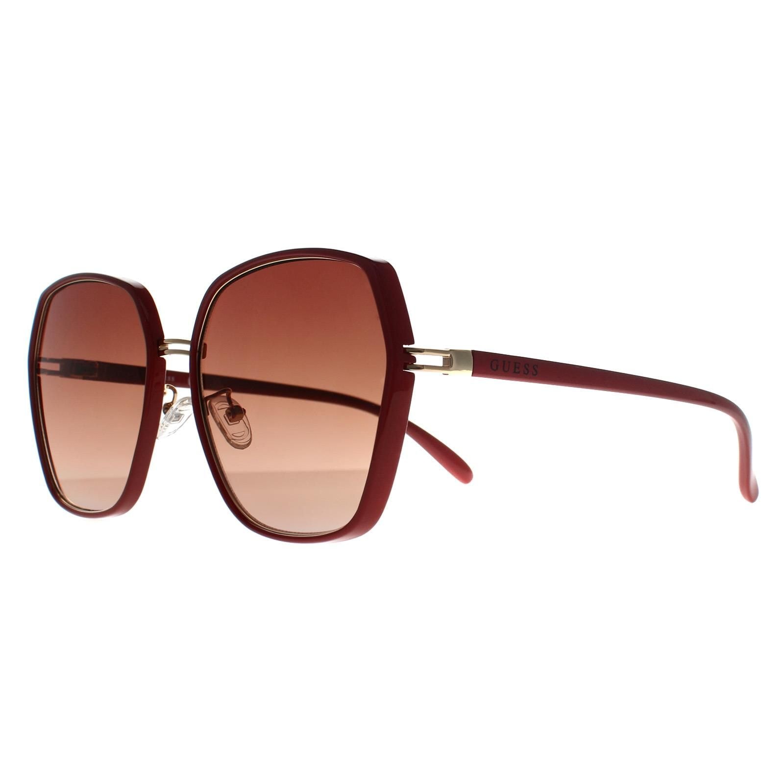 Guess Butterfly Shiny Red Brown Gradient GF0407 image 2