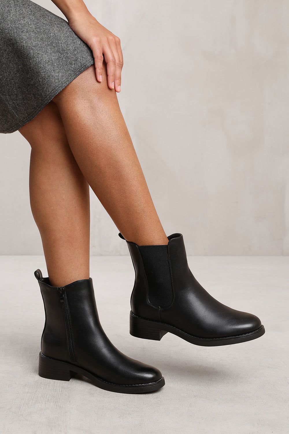 Where's That From 'Serna' Ankle Boot With Elastic Panel And Side Zip image 4
