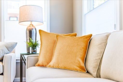 New Edge Blinds Plush Velvet Soft Touch Cushion Cover image 2