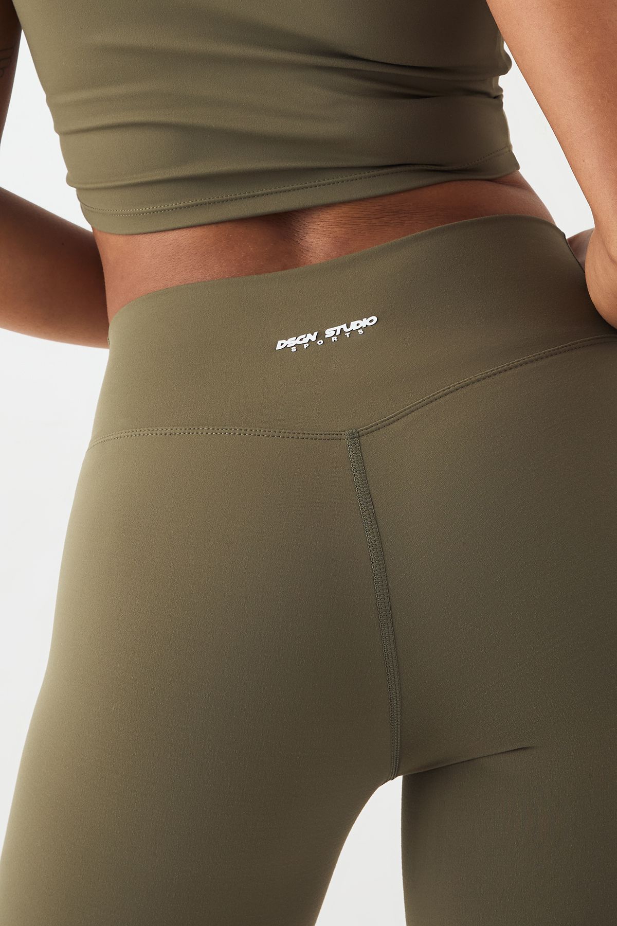 DSGN Studio DSGN Studio Ultra Sculpt High Waist Legging Olive image 4
