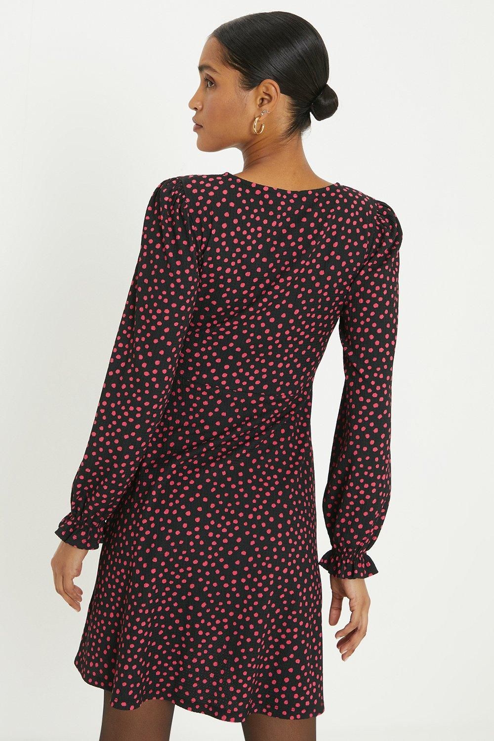 Dorothy Perkins Pink Spot Mini Dress Pink image 3