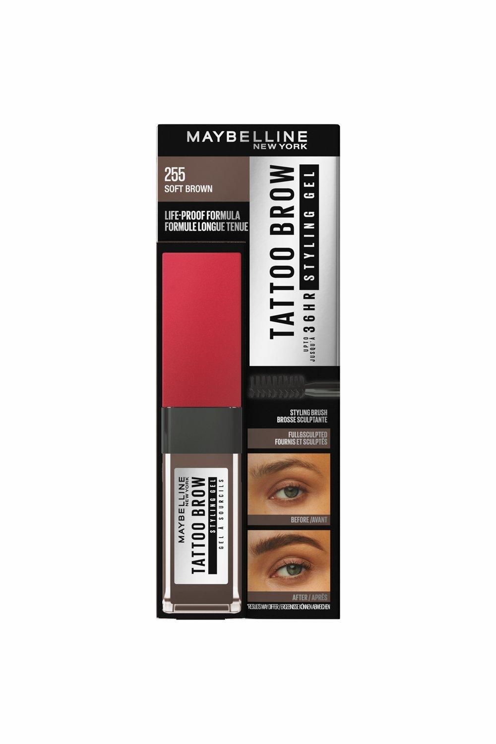 Maybelline Tattoo Brow 36hr Brow Gel Soft Brown image 3