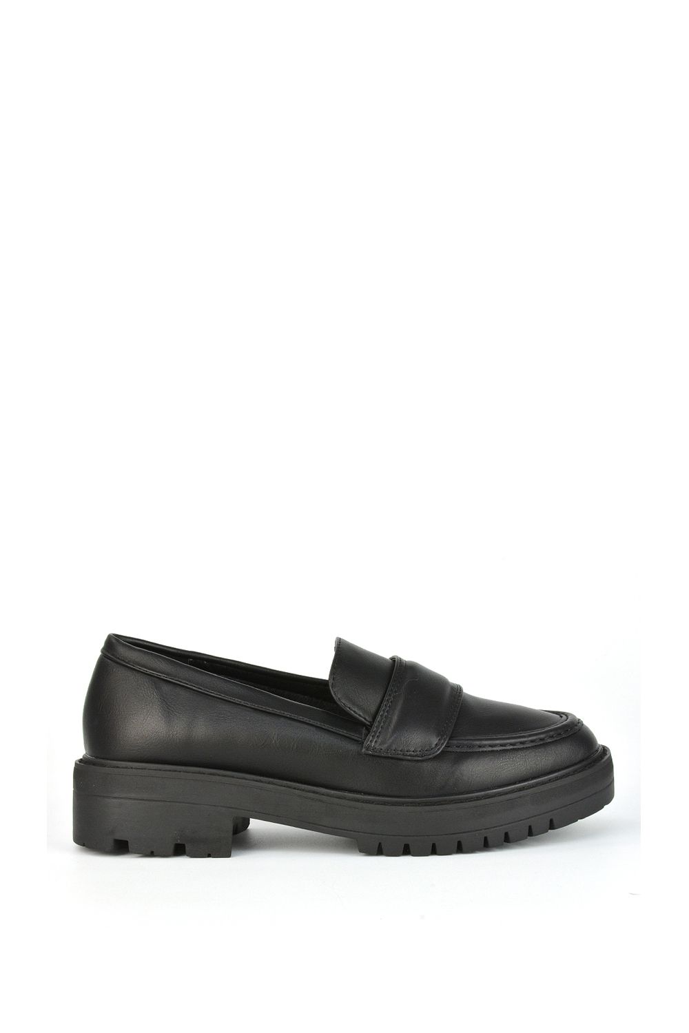 XY London 'Kourtney' Chunky Sole Slip on Flat Loafers image 1