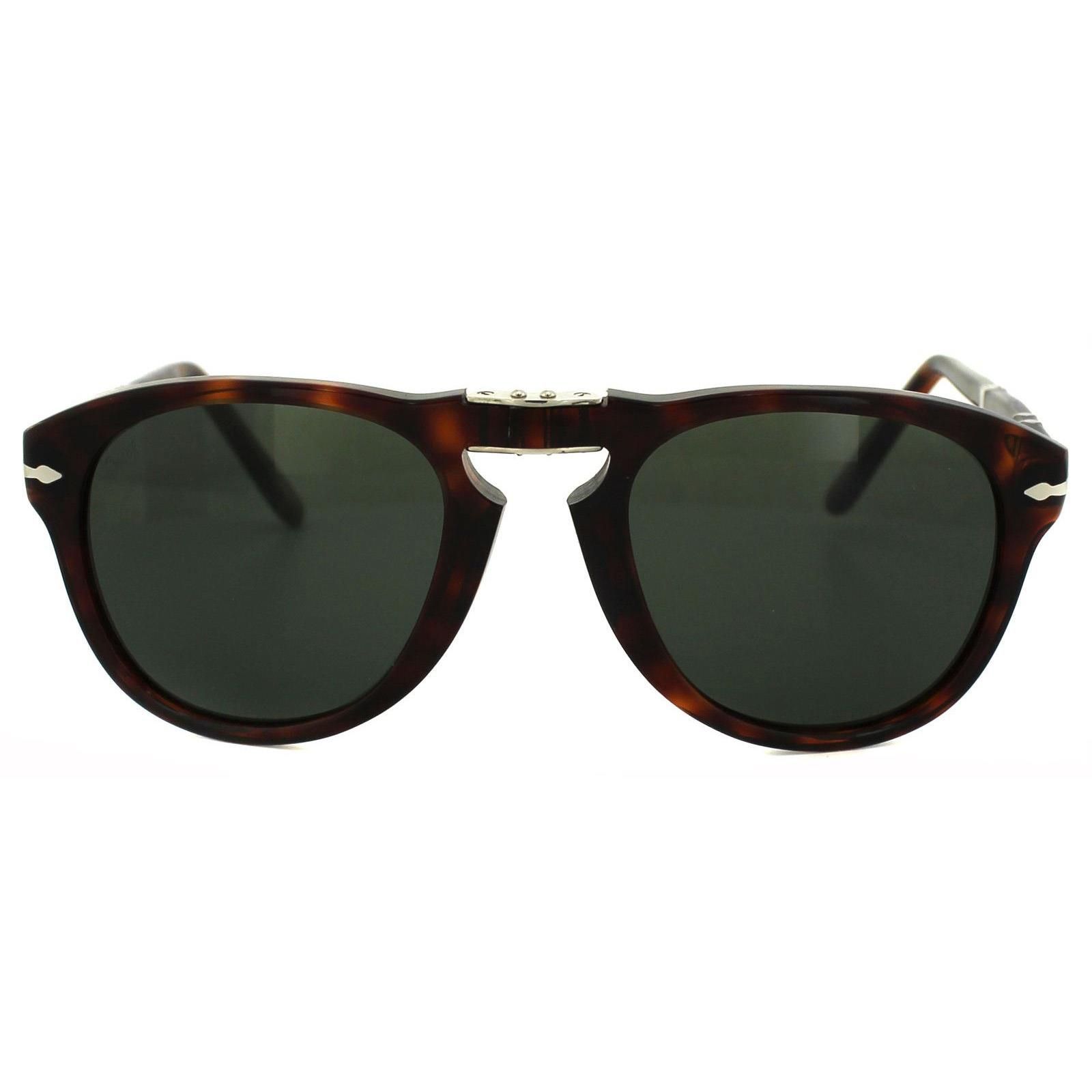 Persol Wrap Havana Crystal Green 714 Sunglasses image 1
