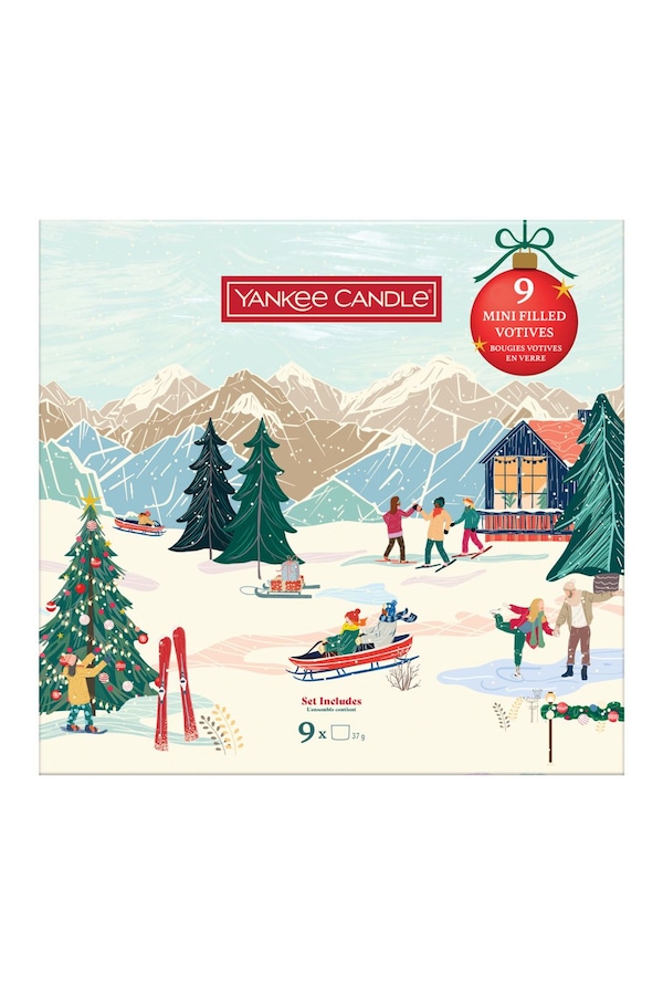 Yankee Candle 9 Mini Filled Votive Book Gift Set Multi