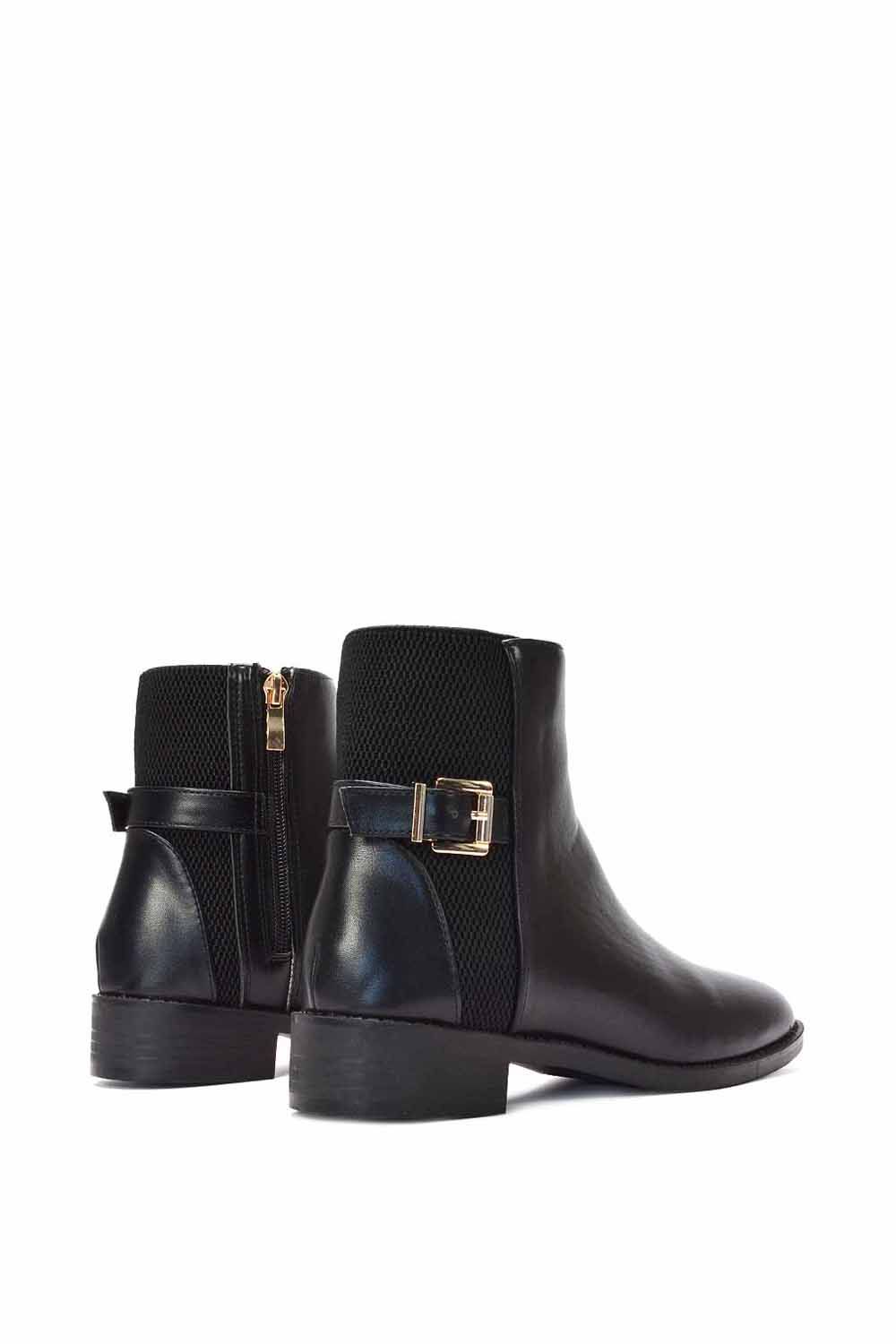 XY London 'Ailany' Low Block Heel Chelsea Booties image 4