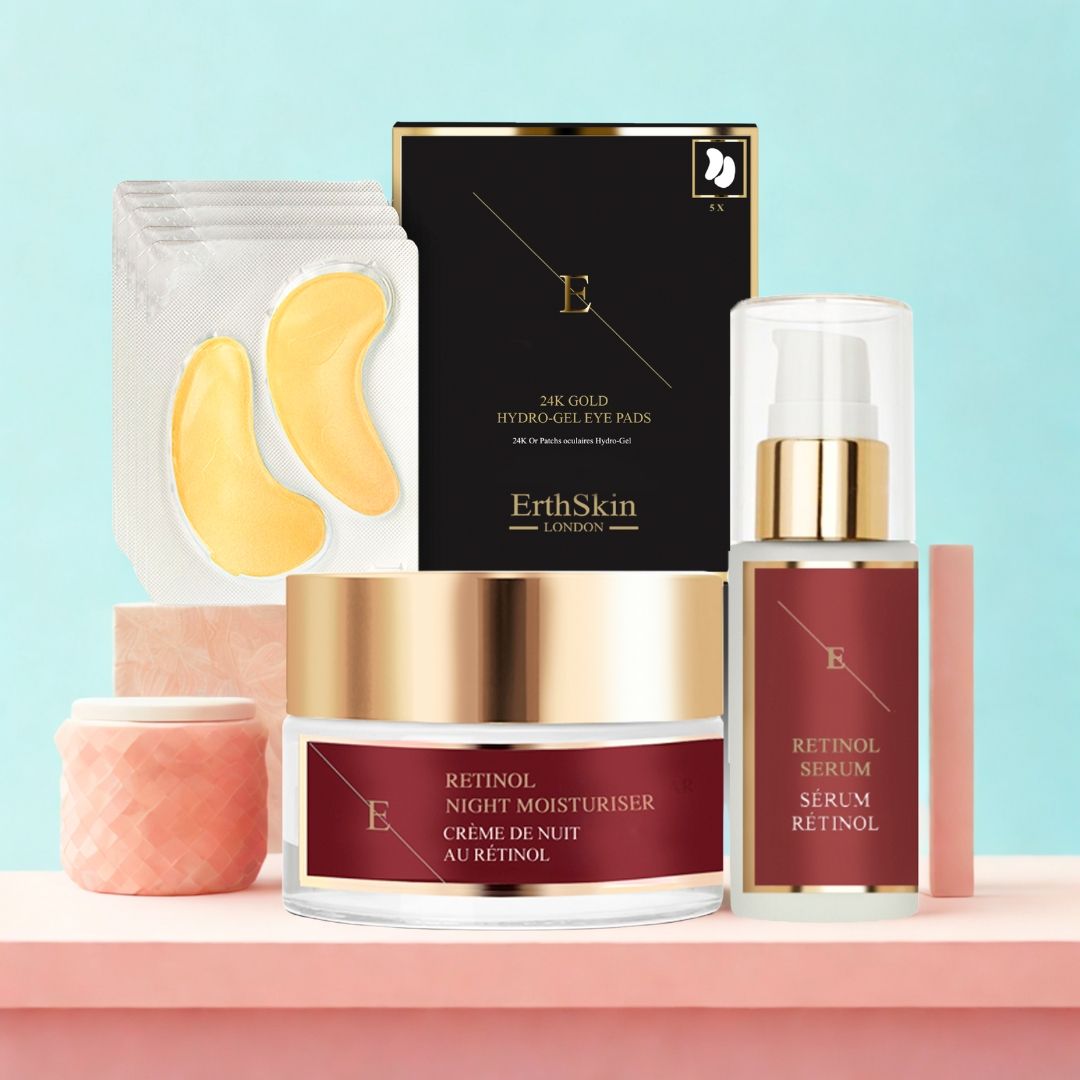 Erth Skin London Pro Retinol Set with 24K Gold Eye Treatment image 3